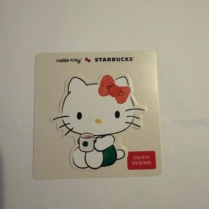 STARBUCKS HELLO KITTY GIFT CARD